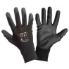 Rękawice PU czarne "9" paczka 12 szt. XL230909B