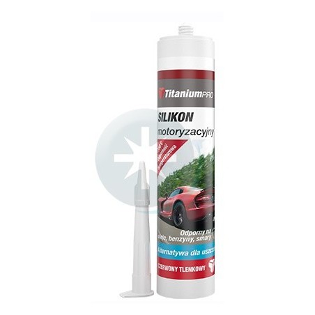 Silikon motoryzacyjny czerwony 300ml WSILMOT-01