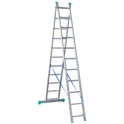 Drabina aluminiowa 2-elementowa 2x9 DRA3209