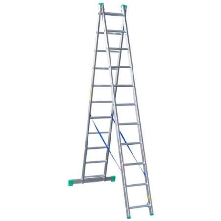 Drabina aluminiowa 2-elementowa 2x9 DRA3209