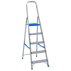 Drabina aluminiowa wolnostojąca 4+1 DRA1104