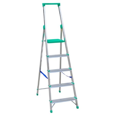 Drabina aluminiowa wolnostojąca 4+1 DRA1204