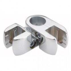 Złącze podwójne kątowe - Ø 25 chrom SZTR5530CHR