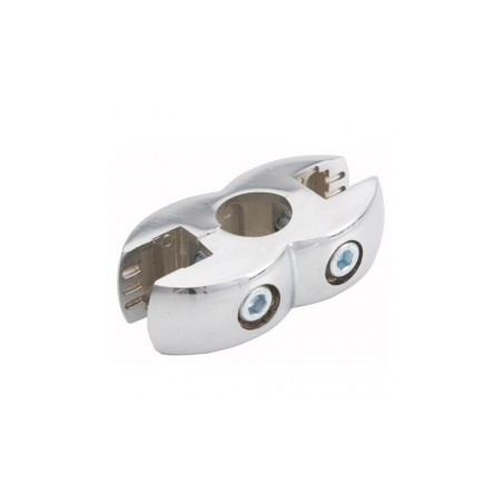 Złącze podwójne - Ø 25 chrom SZ551CHM