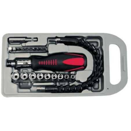 Komplet wkrętaków z grzechotką 23 części X10008