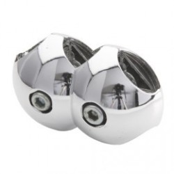 Złącze potrójne równoległe - Ø 25 chrom SZ504