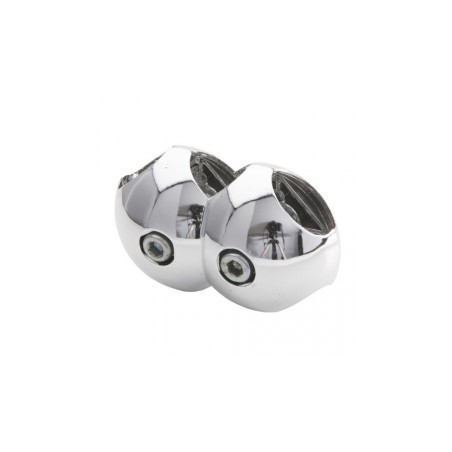 Złącze potrójne równoległe - Ø 25 chrom SZ504