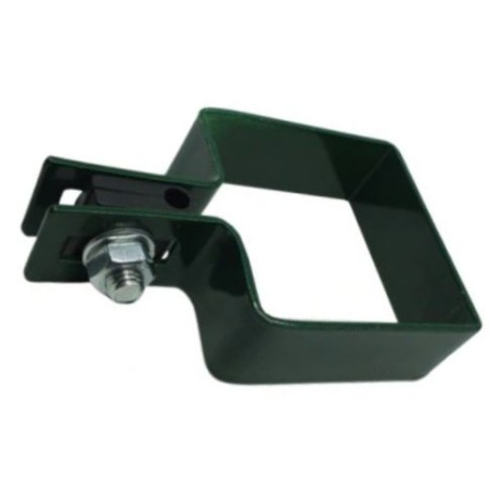 Obejma panelowa końcowa 80x80mm zielona OSI-OBE24