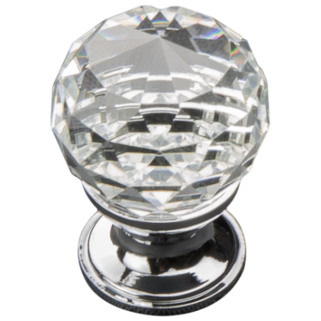Gałka meblowa kryształ KULA MAŁA fi25 189GAL3