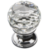 Gałka meblowa kryształ KULA DUŻA fi30 189GAL4