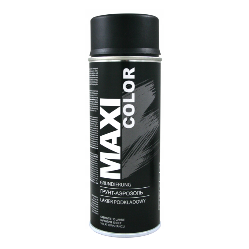 Lakier podkładowy MAXI COLOR spray 400ml czarny MOTMX0004
