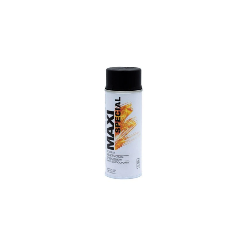 Farba żaroodporna MAXI SPECIAL spray 400ml czarna MOTMX0008