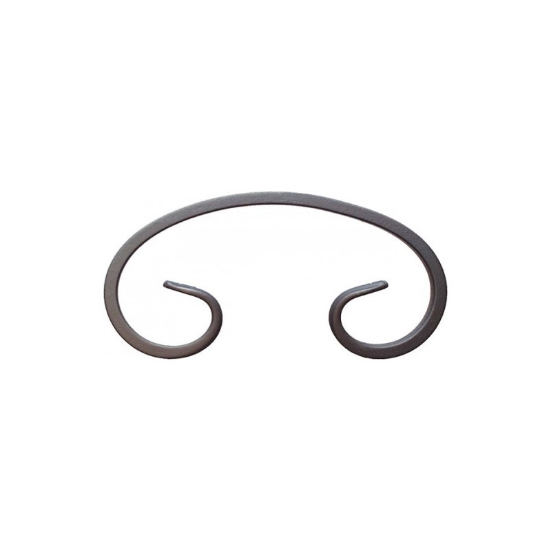 Element skrętny z płask. 12x6mm 150x75mm ART10027