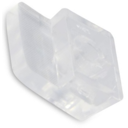 Zacisk do szyby, lustra meblowego biały AMZAC10.2