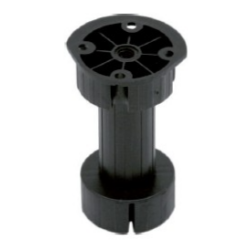 Nóżka kuchenna 100mm czarna FAKNOZ01.1