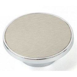 Gałka meblowa ARS NOVA szczotkowany chrom A-1455 G8