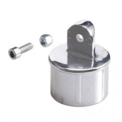 Połowa złącza zawiasowego Ø 50 chrom SZAC972BCHR