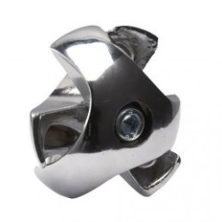 Złącze trzykierunkowe prawe - Ø 16 chrom SZ302P