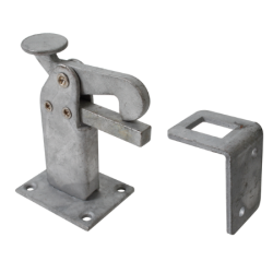 Zacisk do bram mocowany do podłoża 95mm ocynk AL411763