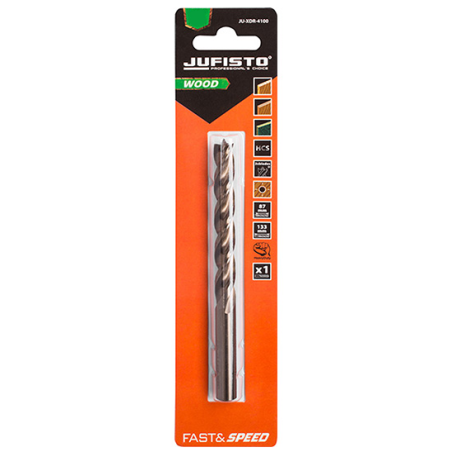 Wiertło do drewna 10,0 mm z potrójną spiralą XW21S010