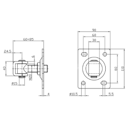 ZAWIAS REG.M20 PRZYKR.110X90  20.009