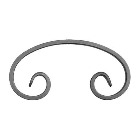 Element skrętny z płask. 12x6mm 160x80mm ART10036