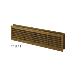 Kratka wentylacyjna do drzwi wewnętrznych 460x135mm patyna AWT15K11