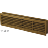 Kratka wentylacyjna do drzwi wewnętrznych 460x135mm patyna AWT15K11