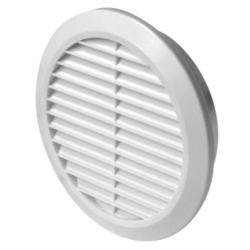 Kratka wentylacyjna fi 125mm biała AWT32