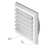 Kratka wentylacyjna 175x175mm z żaluzją biała AWT38