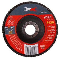 Tarcza ścierna listkowa fi 125mm „120” XS22212