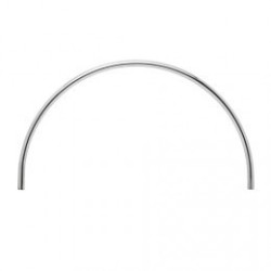 Półkole - Ø 25 chrom SZ515B