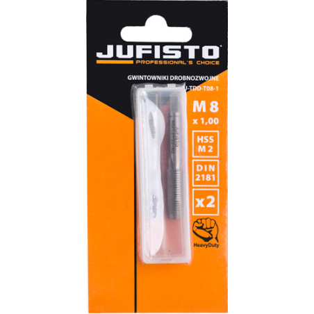 Gwintownik drobnozwojny JUFISTO M8x1,0 XJU-TDD-T08-1