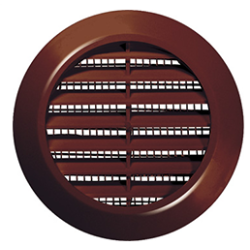 Kratka wentylacyjna MINI-AWENT fi 80mm brązowa AWT74BR