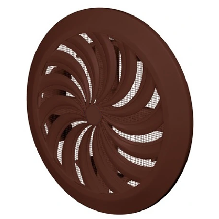 Kratka wentylacyjna CLASSIC Ø II 160mm brązowa AWT86BR