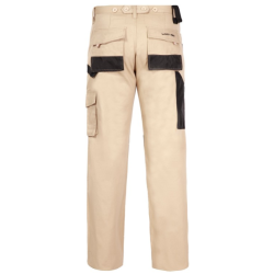 SPODNIE BEŻOWE 100% BAW. 2L 54