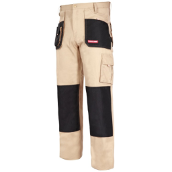 SPODNIE BEŻOWE 100% BAW. XL 56