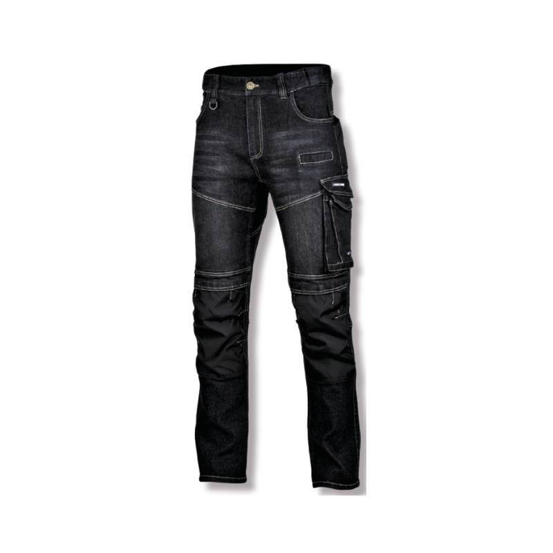 SPODNIE JEANSOWE CZARNE XL
