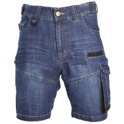 SPODENKI KROTKIE JEANS NIEB.L