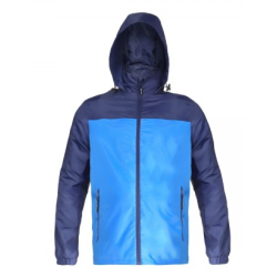 KURTKA WIOSENNO-JESIENNA GRANAT. - NIEBIESKA