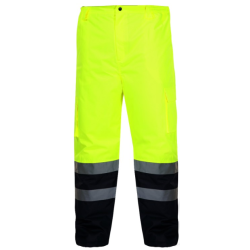 SPODNIE OSTRZ.OCIEPL.ZOLTE XL#