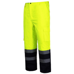 SPODNIE OSTRZ.OCIEPL.ZOLTE XL#