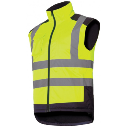 KAMIZELKA OSTRZ.DWUSTR.ZOL.XL