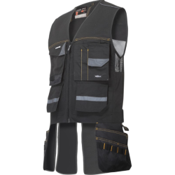 KAMIZELKA MONTERSKA CZARNA XL