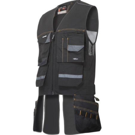 KAMIZELKA MONTERSKA CZARNA XL