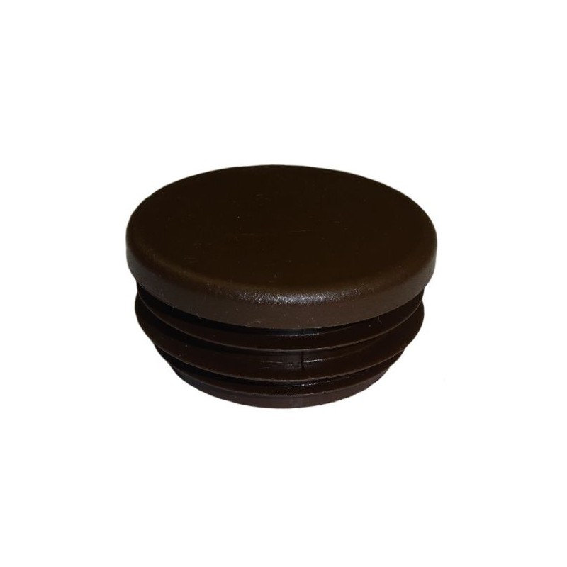 Zaślepka okrągła calowa 1 1/4" brązowa TULZAS1.1/4BR