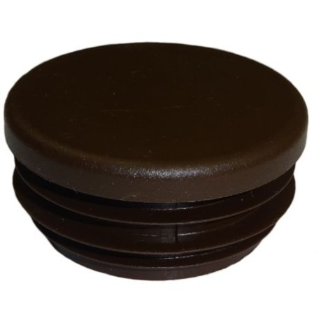 Zaślepka okrągła calowa 1 1/4" brązowa TULZAS1.1/4BR