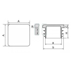 ZAŚLEPKA ZK 100X100/B KW  320