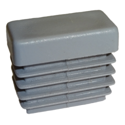 Zaślepka prostokątna 10x20mm szara TULZAS10X20SZ