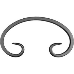 Element skrętny z płask. 12x6mm 130x72mm ART10045